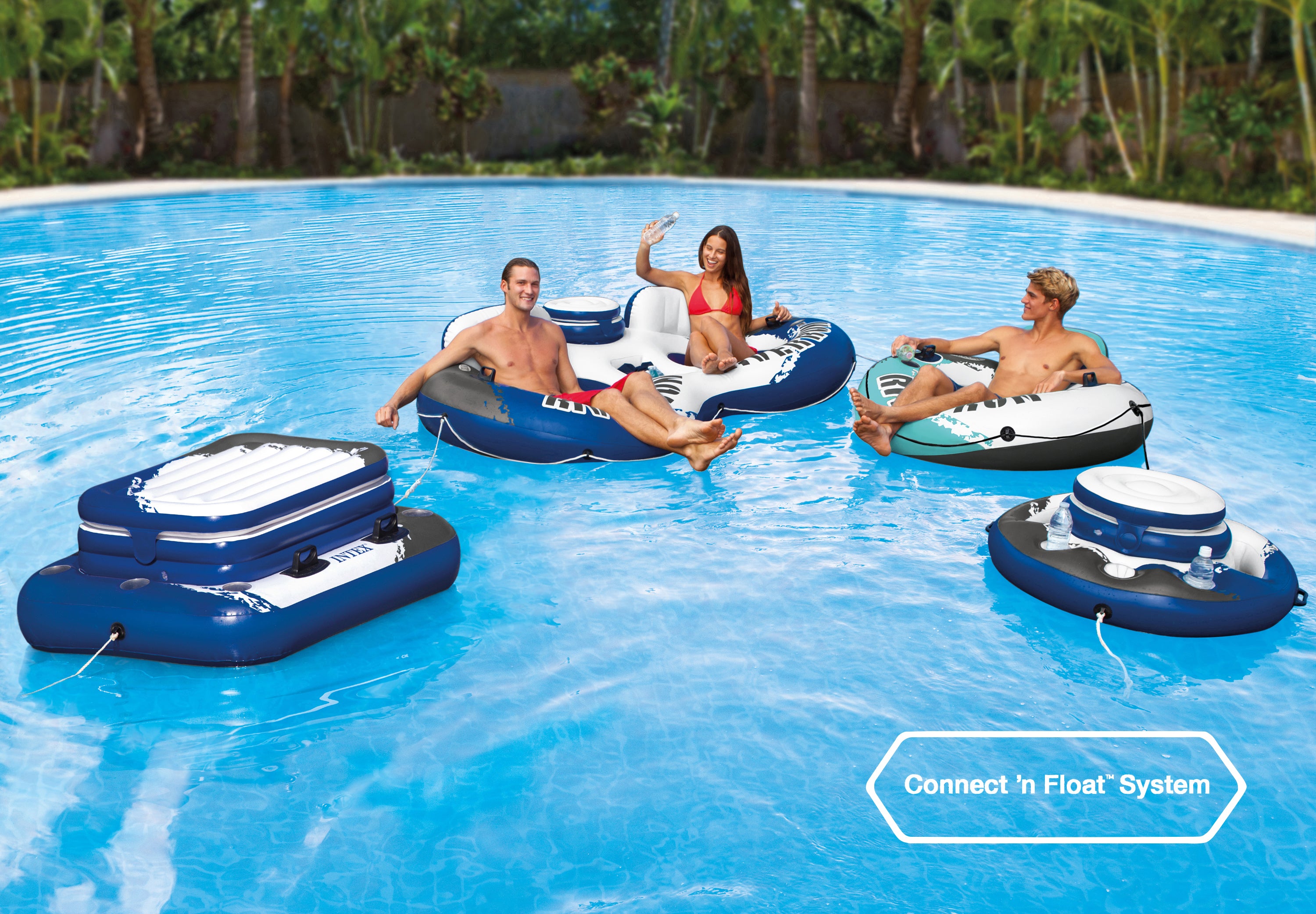Intex River Run Aqua Inflatable Tube 56825